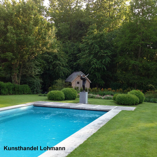 Bronzeskulptur "Schwimmer Frederick"