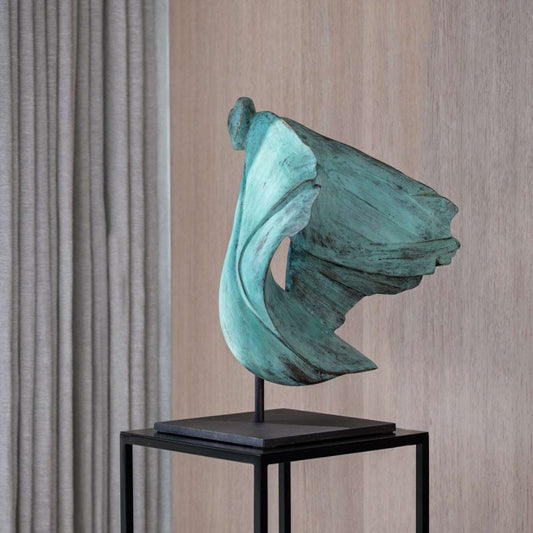 Bronzeskulptur "Verso l’alto" von Armando Di Nunzio