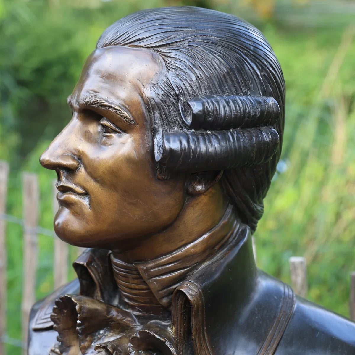 Bronze sculpture "Mozart Bust"