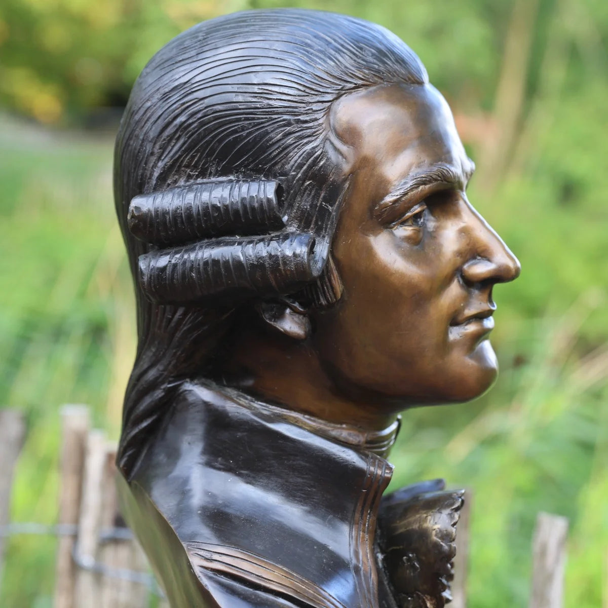 Bronze sculpture "Mozart Bust"