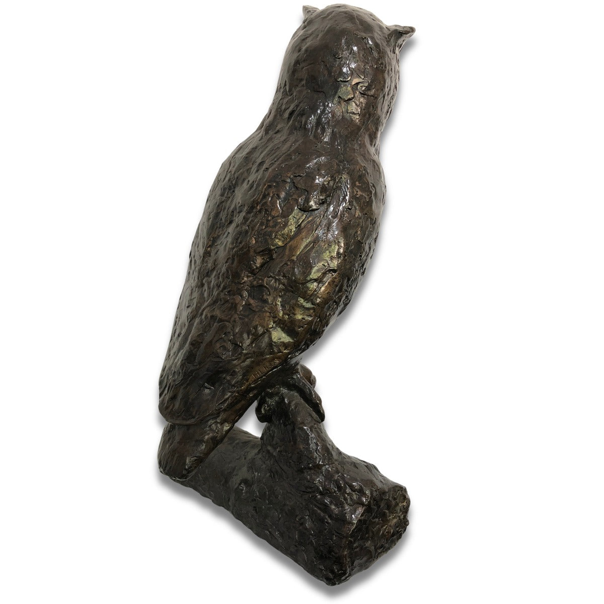 Bronze sculpture "Abstract Owl" by Ladislav Hlina