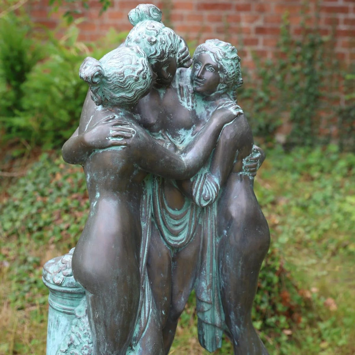 Bronze sculpture "The Three Graces" after Antonio Canova