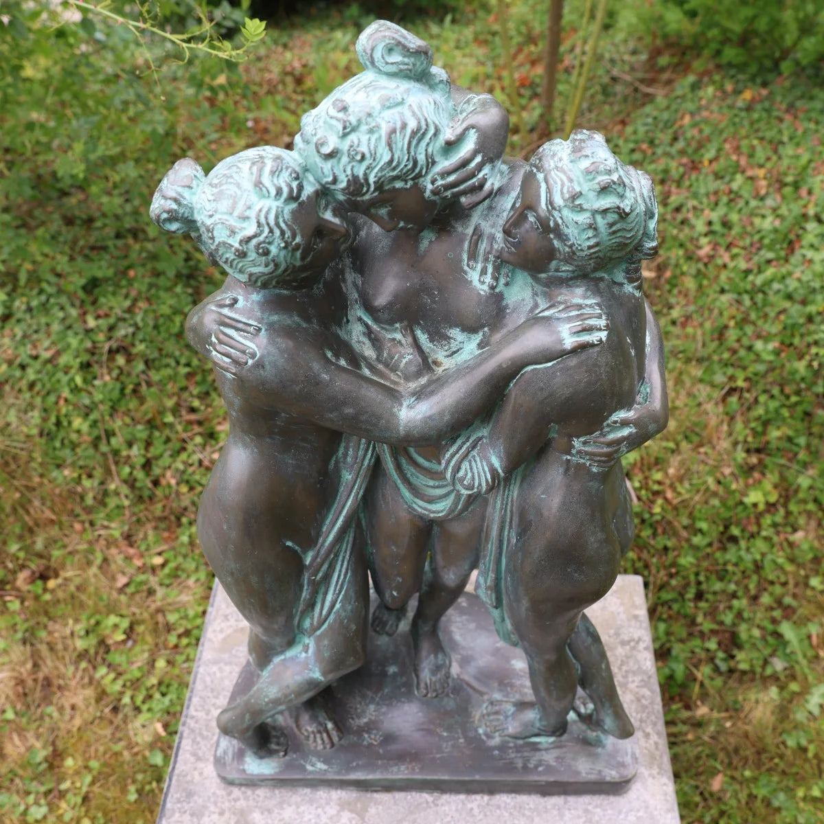 Bronze sculpture "The Three Graces" after Antonio Canova