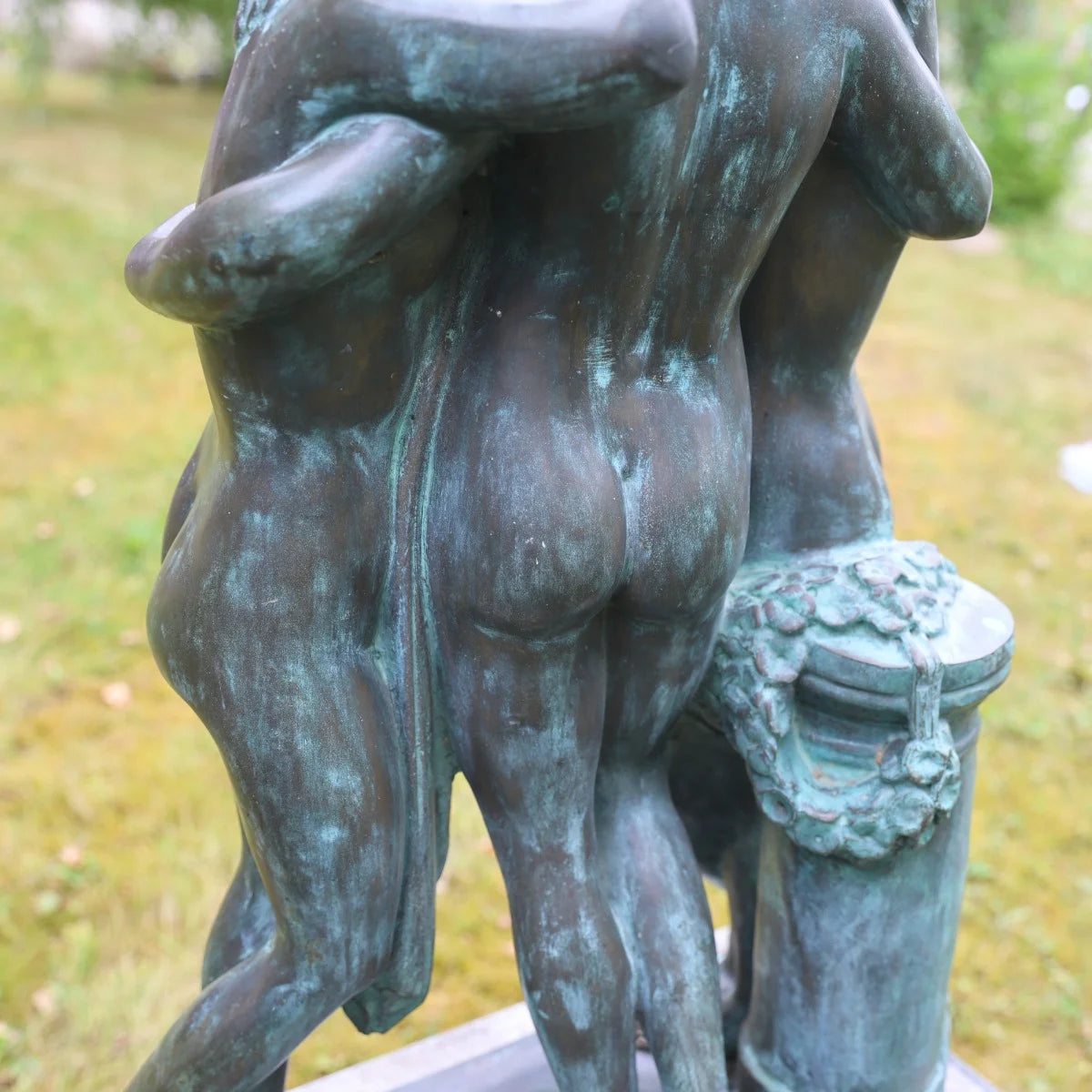 Bronze sculpture "The Three Graces" after Antonio Canova