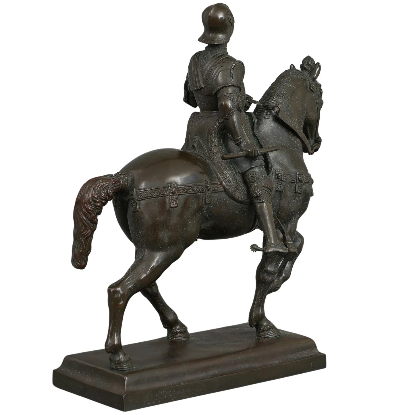Bronze sculpture "Equestrian statue of Bartolomeo Colleoni"