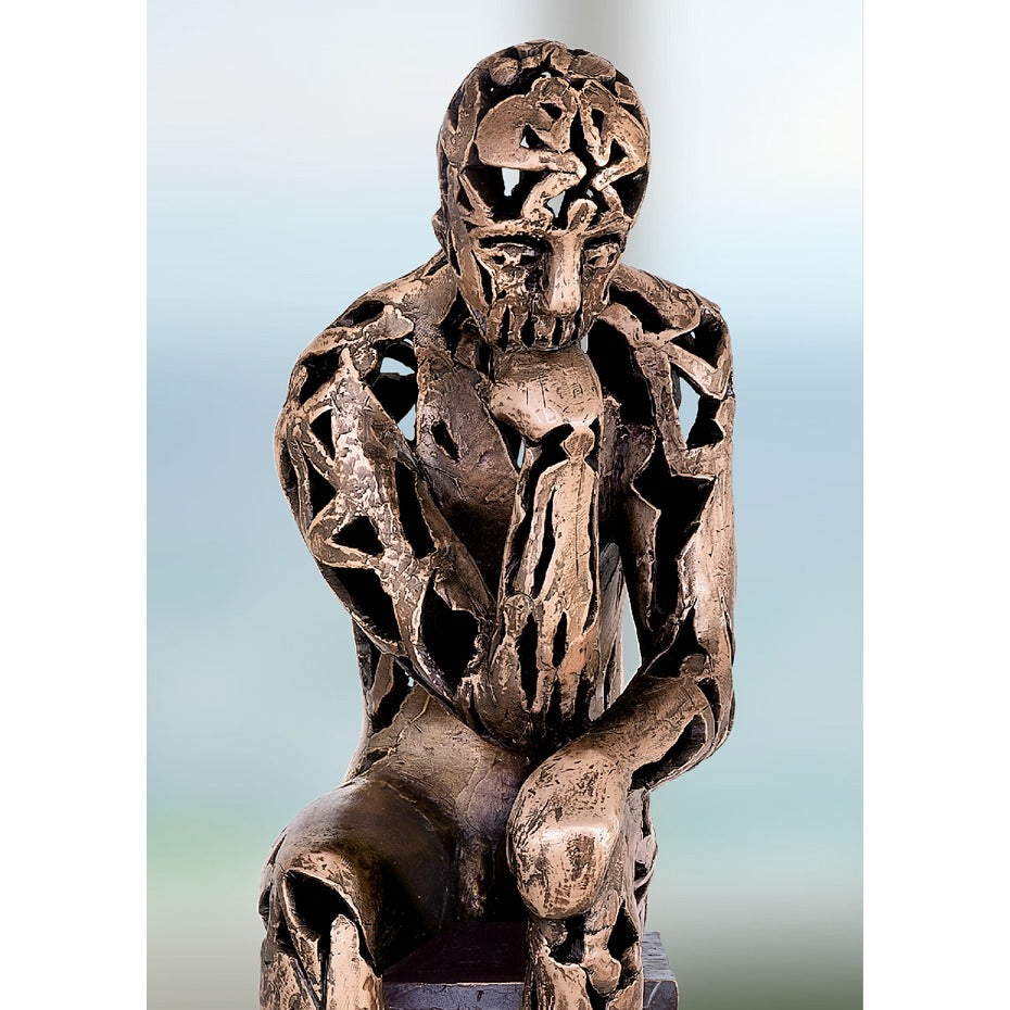 Beispielansicht der Bronzeskulptur "Der Denker