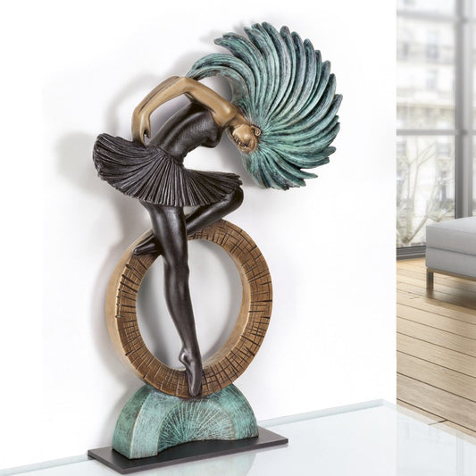 Beispielansicht der Bronzeskulptur "Tanzendes Mädchen"