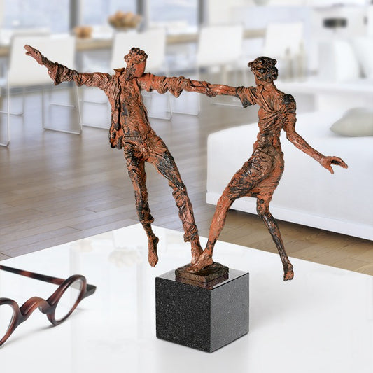 Beispielansicht der Bronzefigur "Liebespaarbalance"