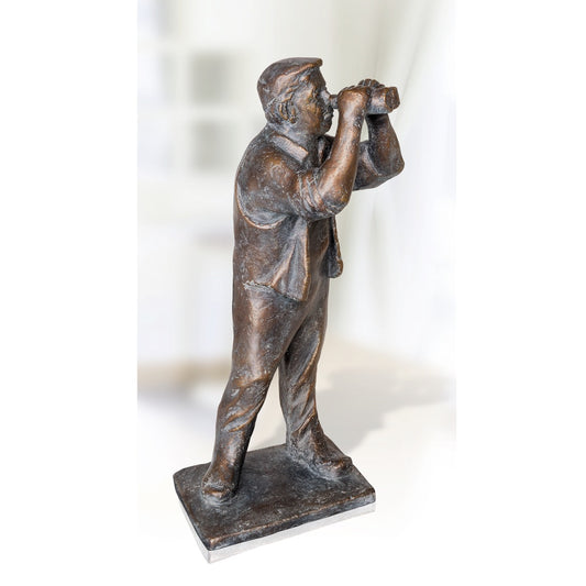 Beispielansicht der Bronzefigur "Blick in die Zukunft"