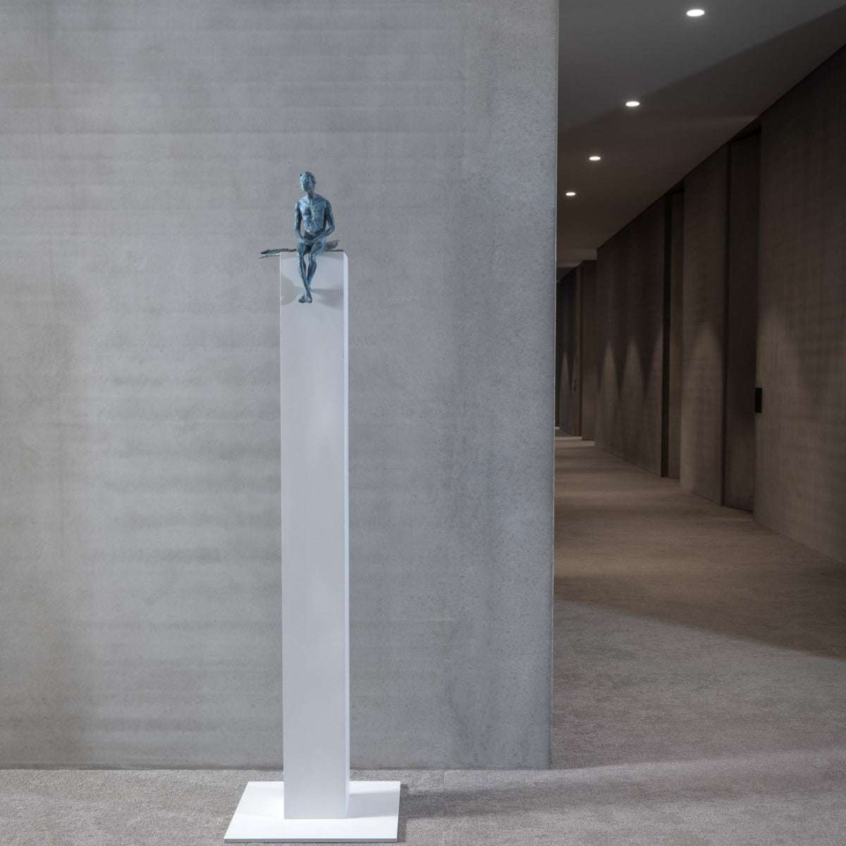 Bronzeskulptur "Icaro" von Raffaella Benetti