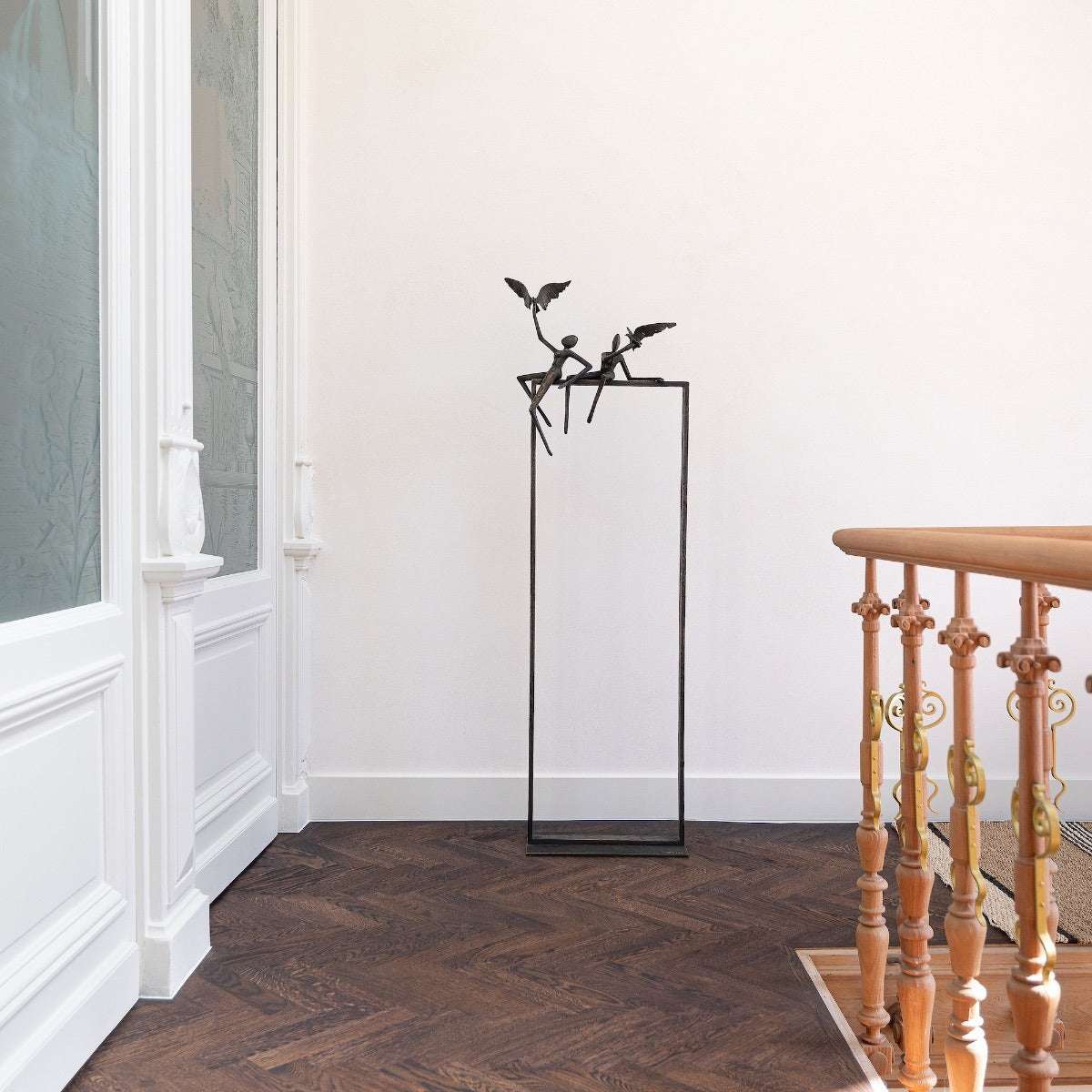 Bronzeskulptur "Love Birds" von Guy Buseyne