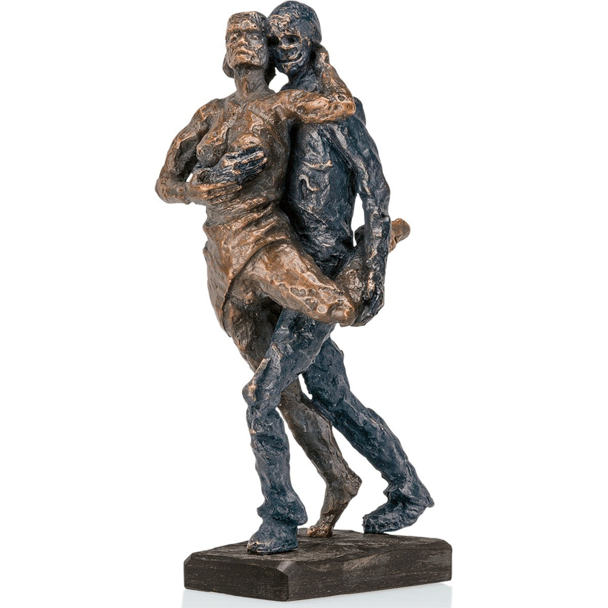 Bronzeskulpturen "Drei Tangopaare im Set"