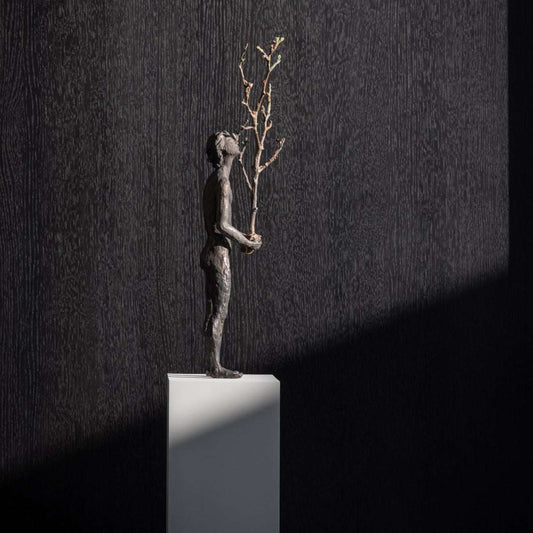 Bronzeskulptur "Thoughts 3 - The Tree" von Raffaella Benetti