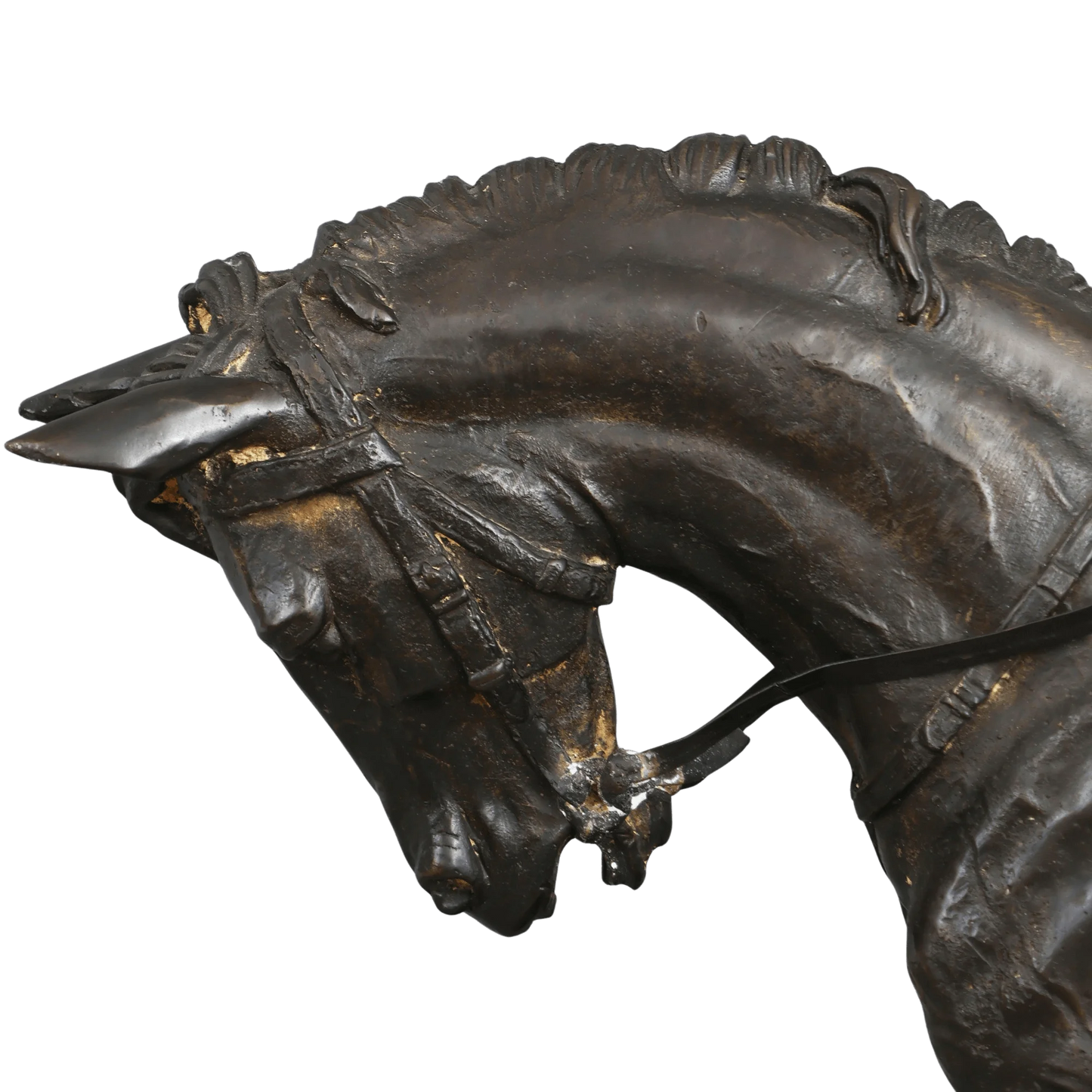 Bronze sculpture "Jockey on Horseback"
