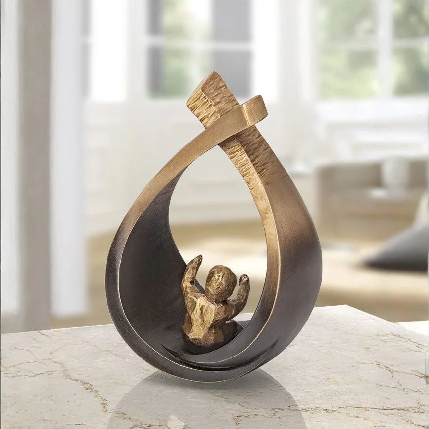 Bronzeskulptur "Geburt (1 Kind)"