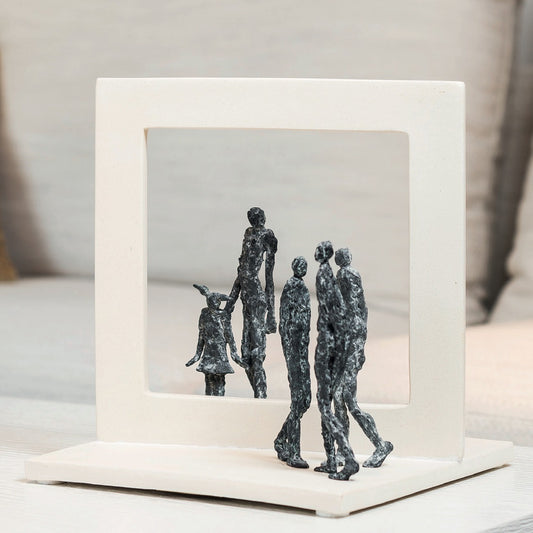 Bronzefiguren Family von Linde Ergo