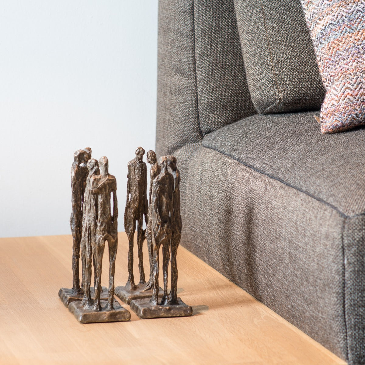 Bronze sculpture "To Reason" by Ann Vrielinck