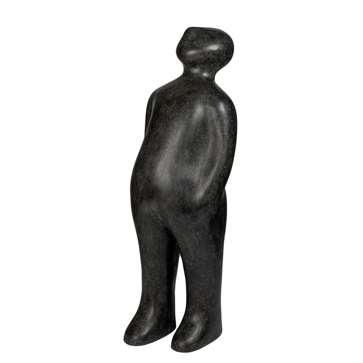 Sculpture "The Visitor 120 - Bronze" by Guido Deleu