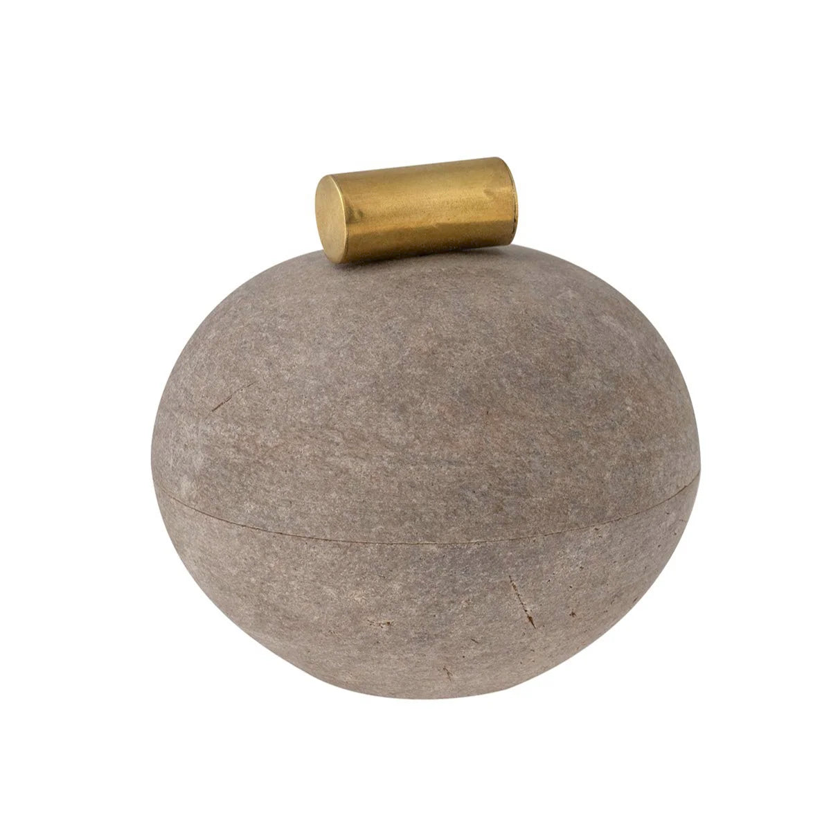 Soapstone box "Bola sabao" by Tatiana Queiroz