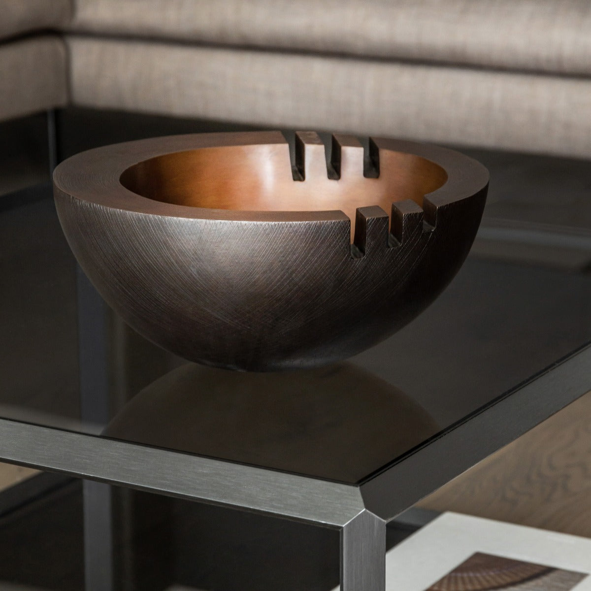 Bronze bowls "Bronze Bowl" by Guy Buseyne