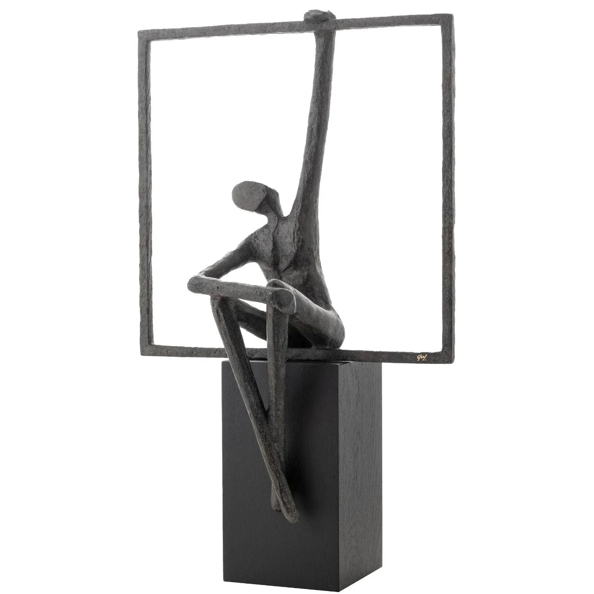 Bronze sculpture "Artus" by Guy Buseyne