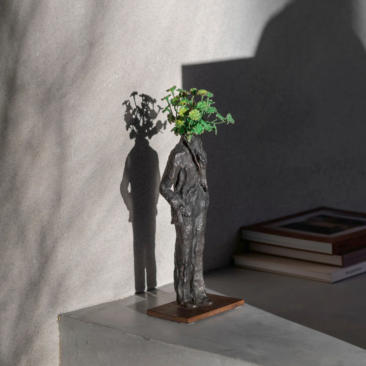Bronze sculpture "Herbarium I" by Raffaella Benetti