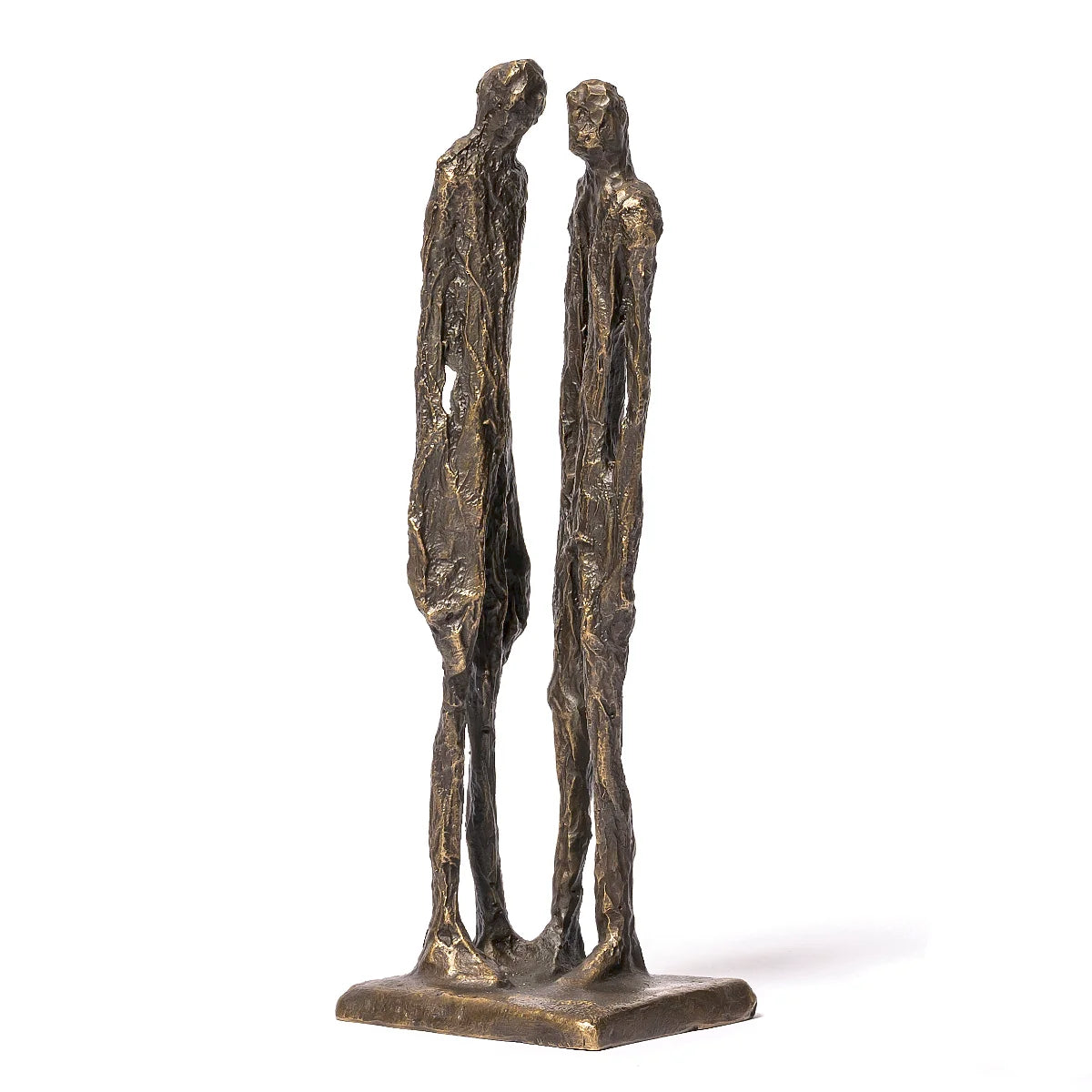 Bronze sculpture "To Reason" by Ann Vrielinck
