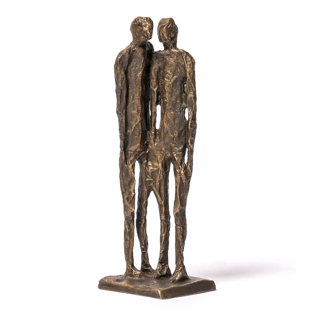 Bronze sculpture "To Reason" by Ann Vrielinck