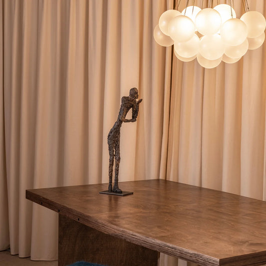 Bronzeskulptur "To Blow" von Ann Vrielinck