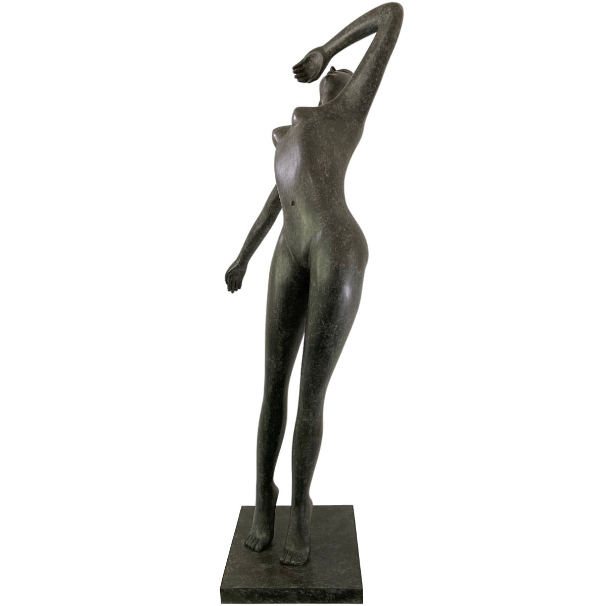 Bronzeskulptur "Wavering" von Patricia Peeters