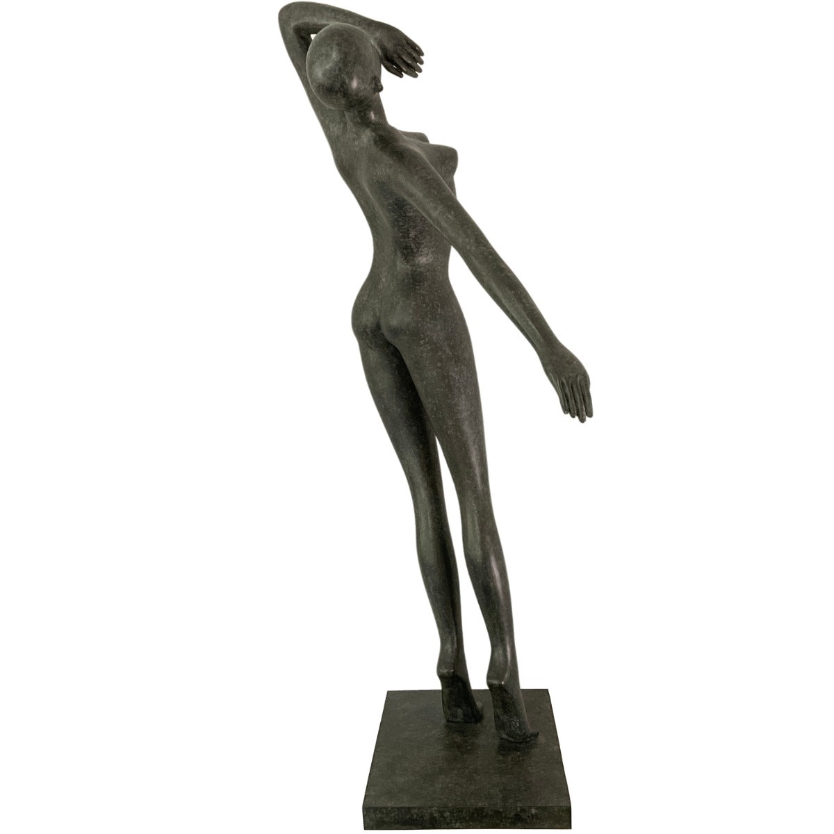 Bronzeskulptur "Wavering" von Patricia Peeters