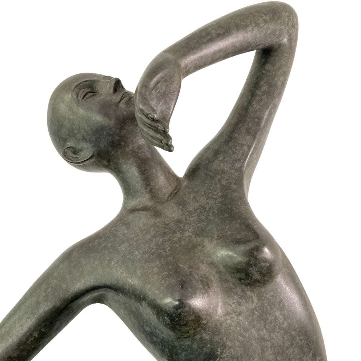 Bronzeskulptur "Wavering" von Patricia Peeters