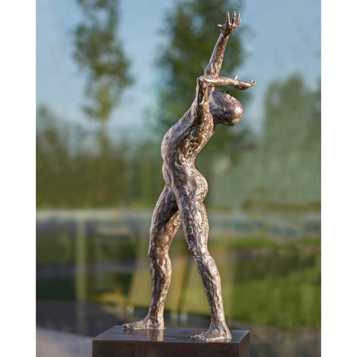 Bronze sculpture "Eclipse" by Jacques Vanroose