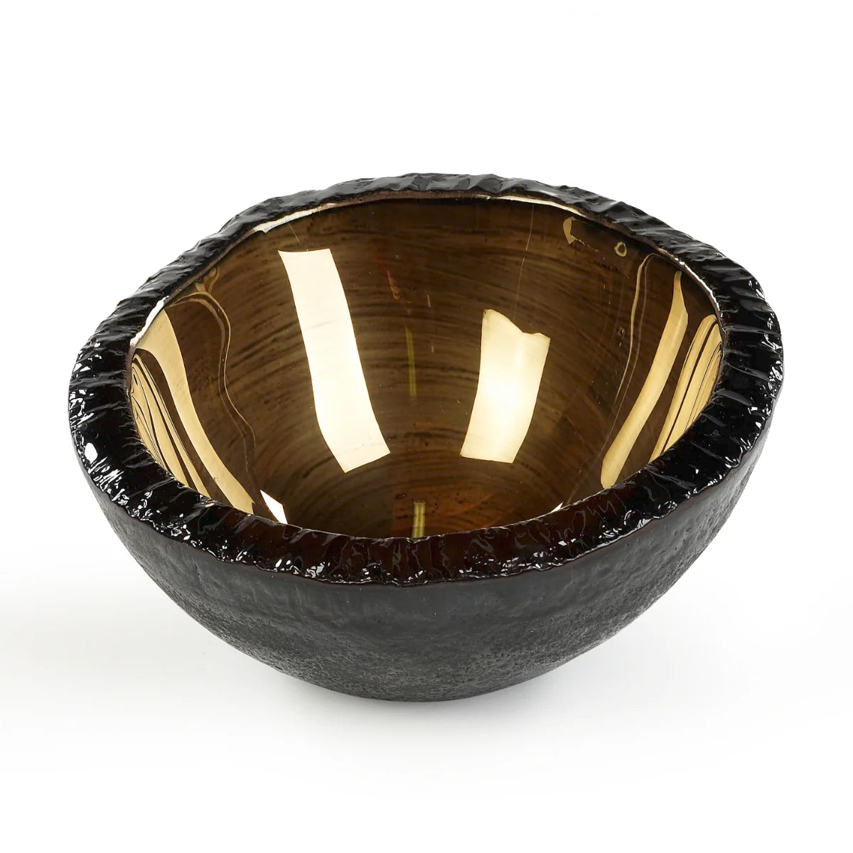 glass bowl "Bowl Bronze" by Regina Medeiros