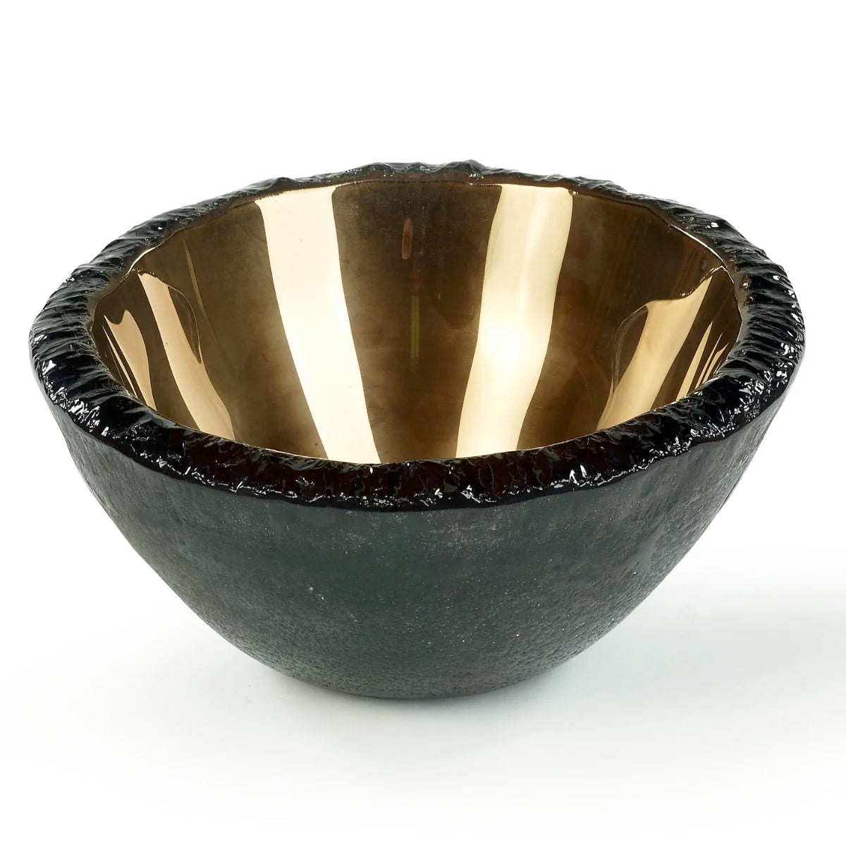 glass bowl "Bowl Bronze" by Regina Medeiros