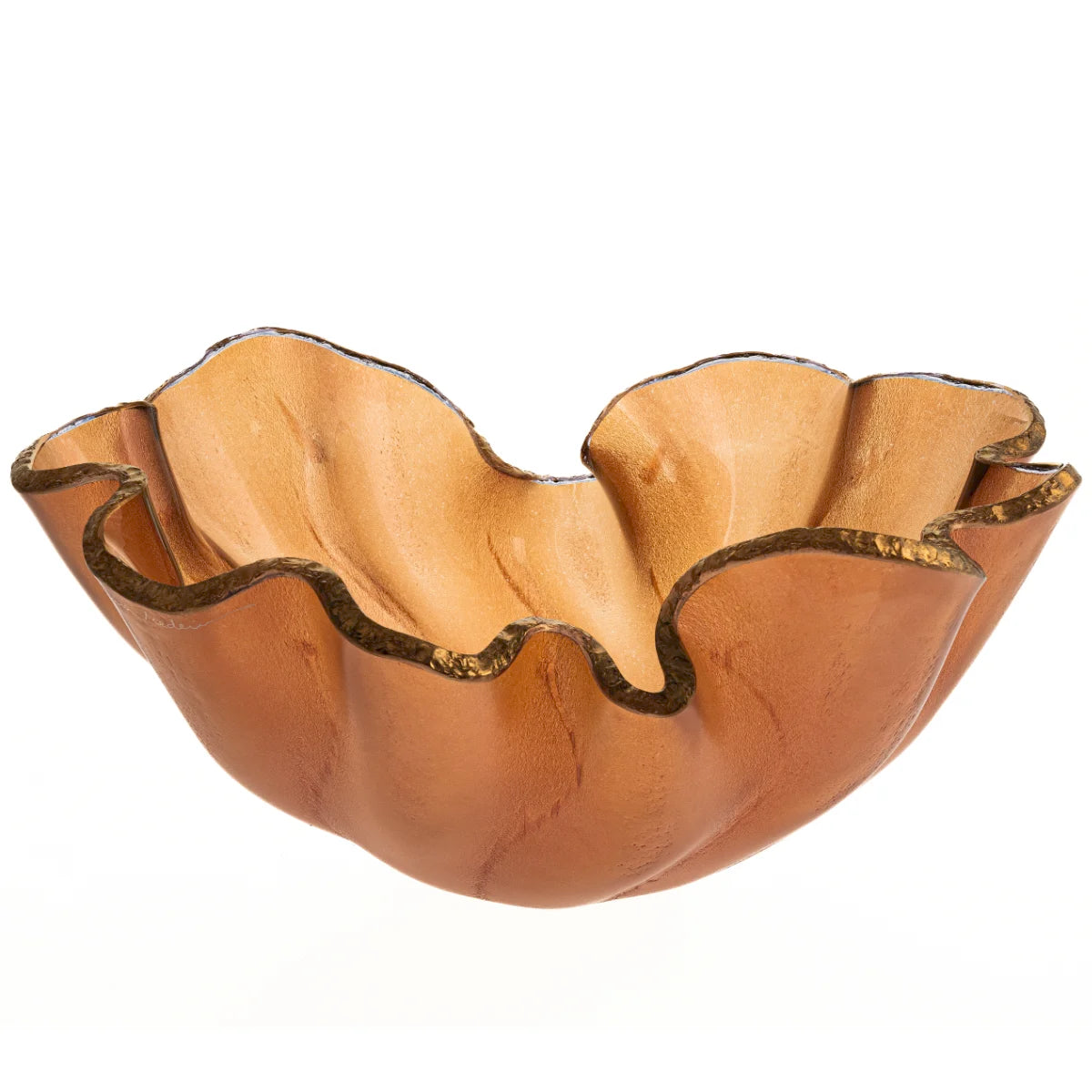 Glass bowl "Bowl Lirio R" by Regina Medeiros