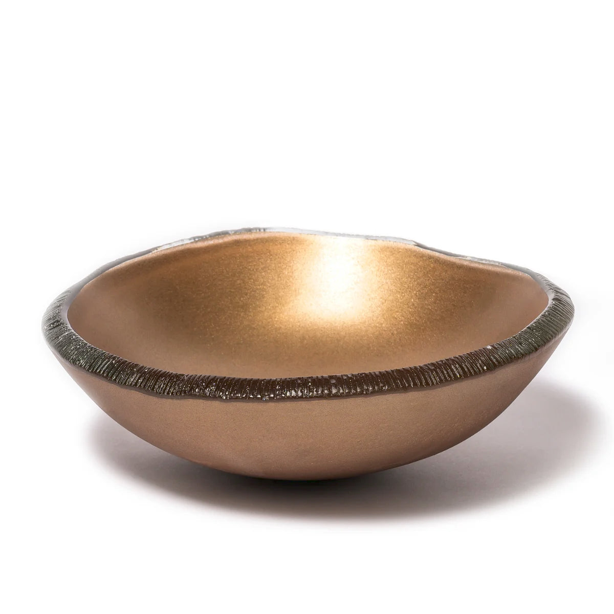 Glass bowl "Bowl Topo Listrado" by Regina Medeiros