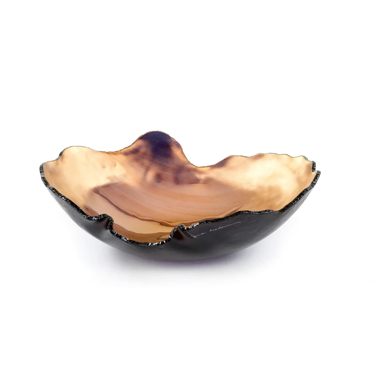Glass bowl "Mapa" by Regina Medeiros