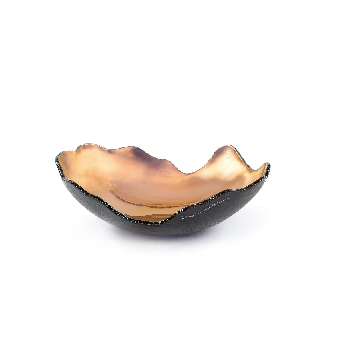 Glass bowl "Mapa" by Regina Medeiros