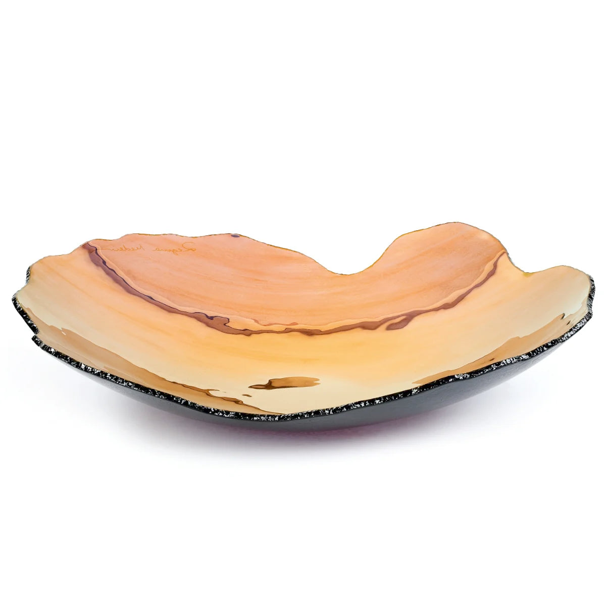 Glass bowl "Mapa" by Regina Medeiros