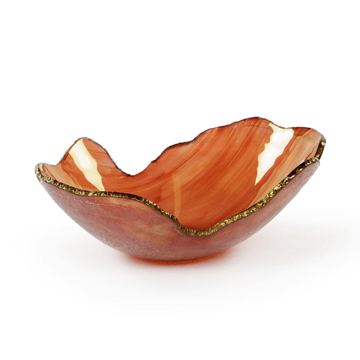 Glass bowl "Mapa" by Regina Medeiros