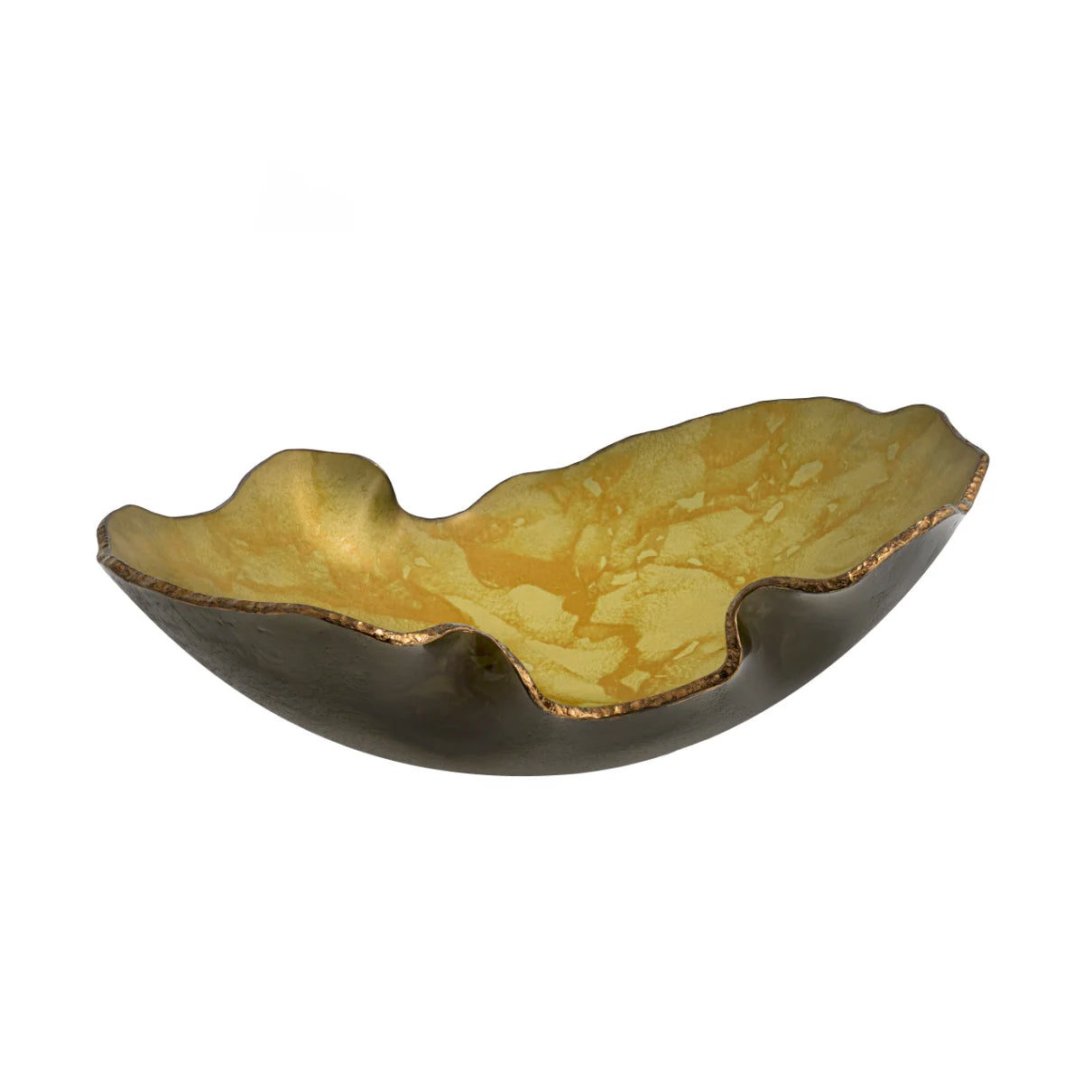 Glass bowl "Mapa" by Regina Medeiros