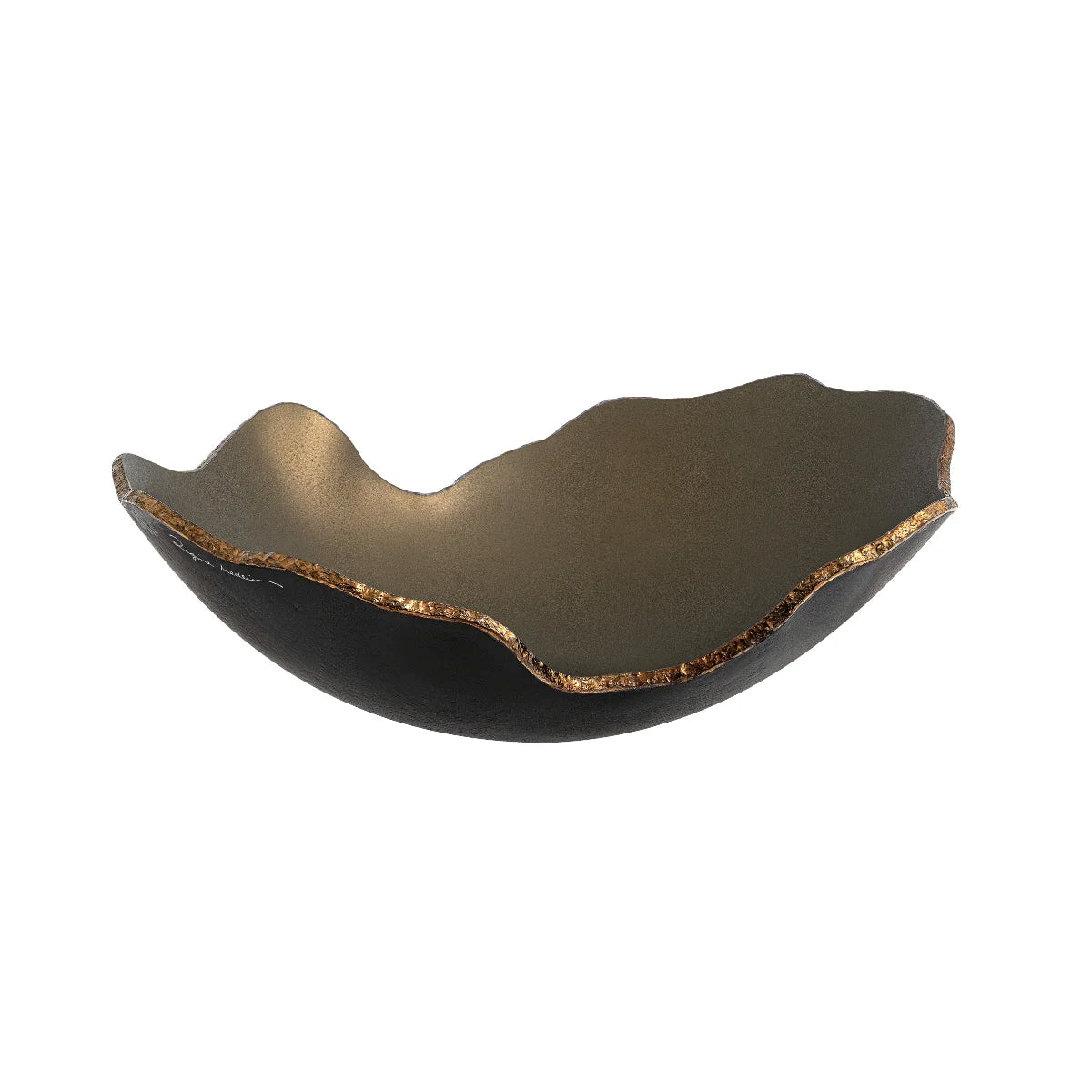 Glass bowl "Mapa" by Regina Medeiros