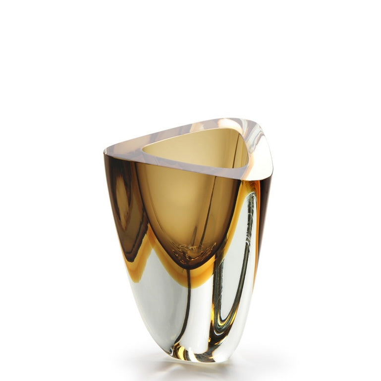 Glass vase "Vase Triangle 4" by Seguso
