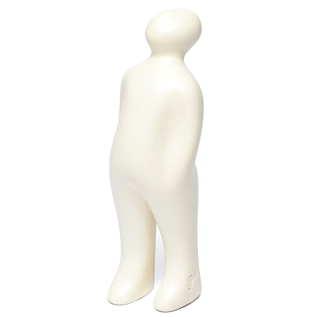 Sculpture "The Visitor" by Guido Deleu