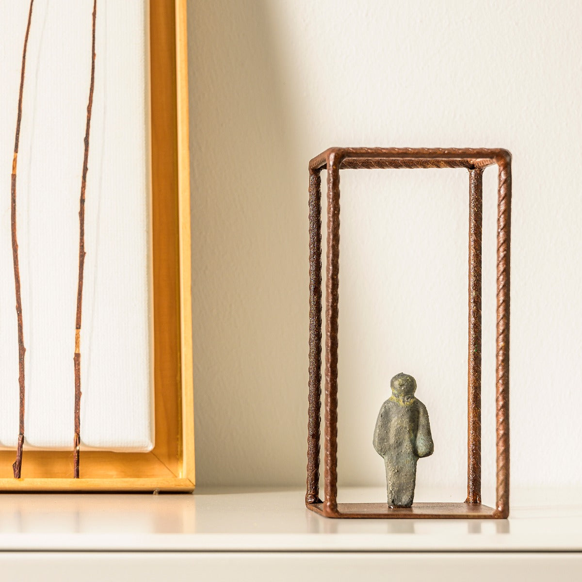 Bronze sculpture "The Window Room" by Erli Fantini