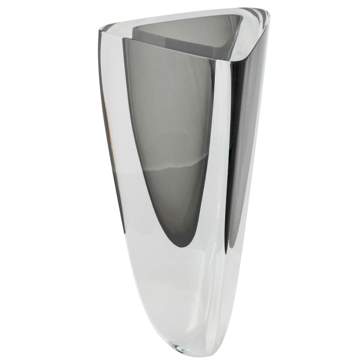 Glass vase "Vase Triangle 3" by Seguso