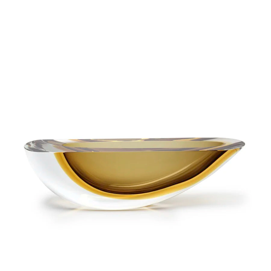 Glass vase "Vase Canoe 160" by Seguso