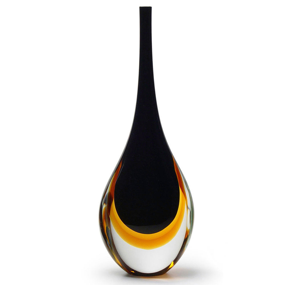 Glass vase "Vase Drop large" by Seguso