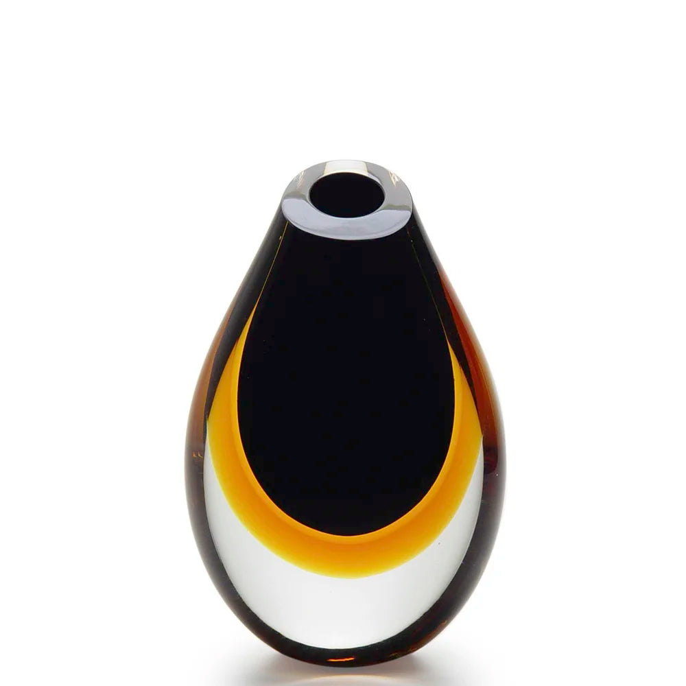 Glass vase "Vase Drop small" by Seguso